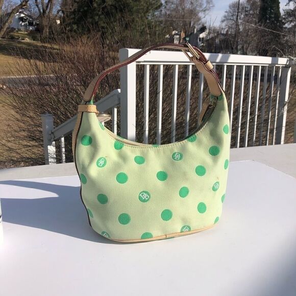 Dooney & Bourke green fun tote bag purse - Picture 3 of 7
